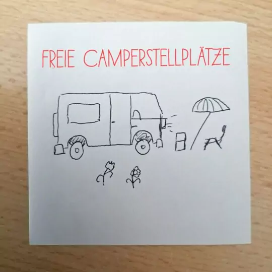 Achtung! Freie Wohnmobil- und Camper-Parkplätze